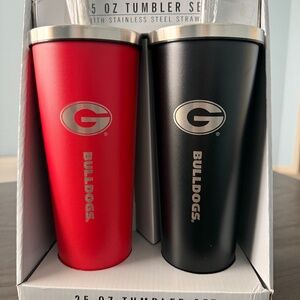 Memory Company Georgia Bulldogs Team‎ 25 Oz Tumbler Set